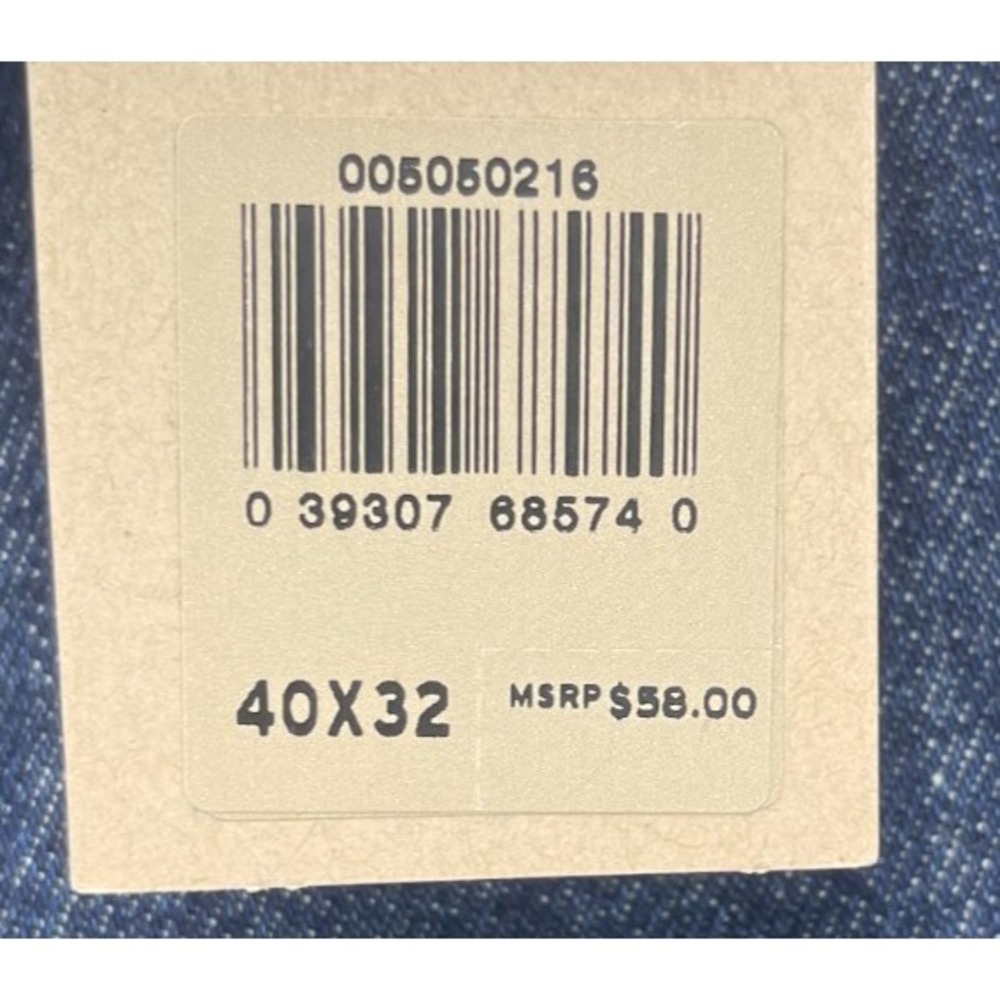 NWT Men's Levi's 505 Jeans 40x32 Blue Regular Fit 100$ Cotton - Picture 6 of 12